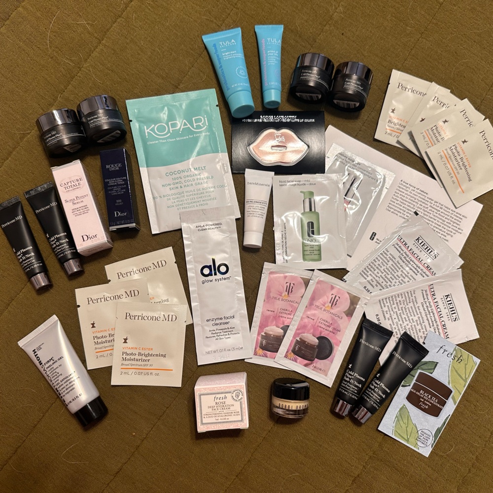 Skin care samples